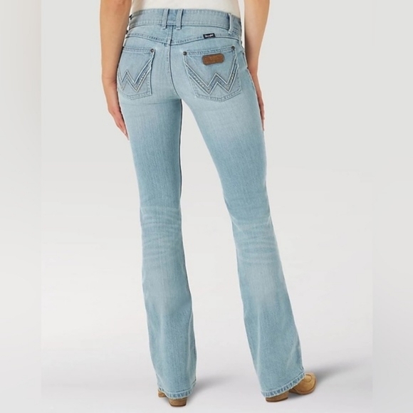 Wrangler Denim - Wrangler Retro Mae Light Wash Trouser Jeans